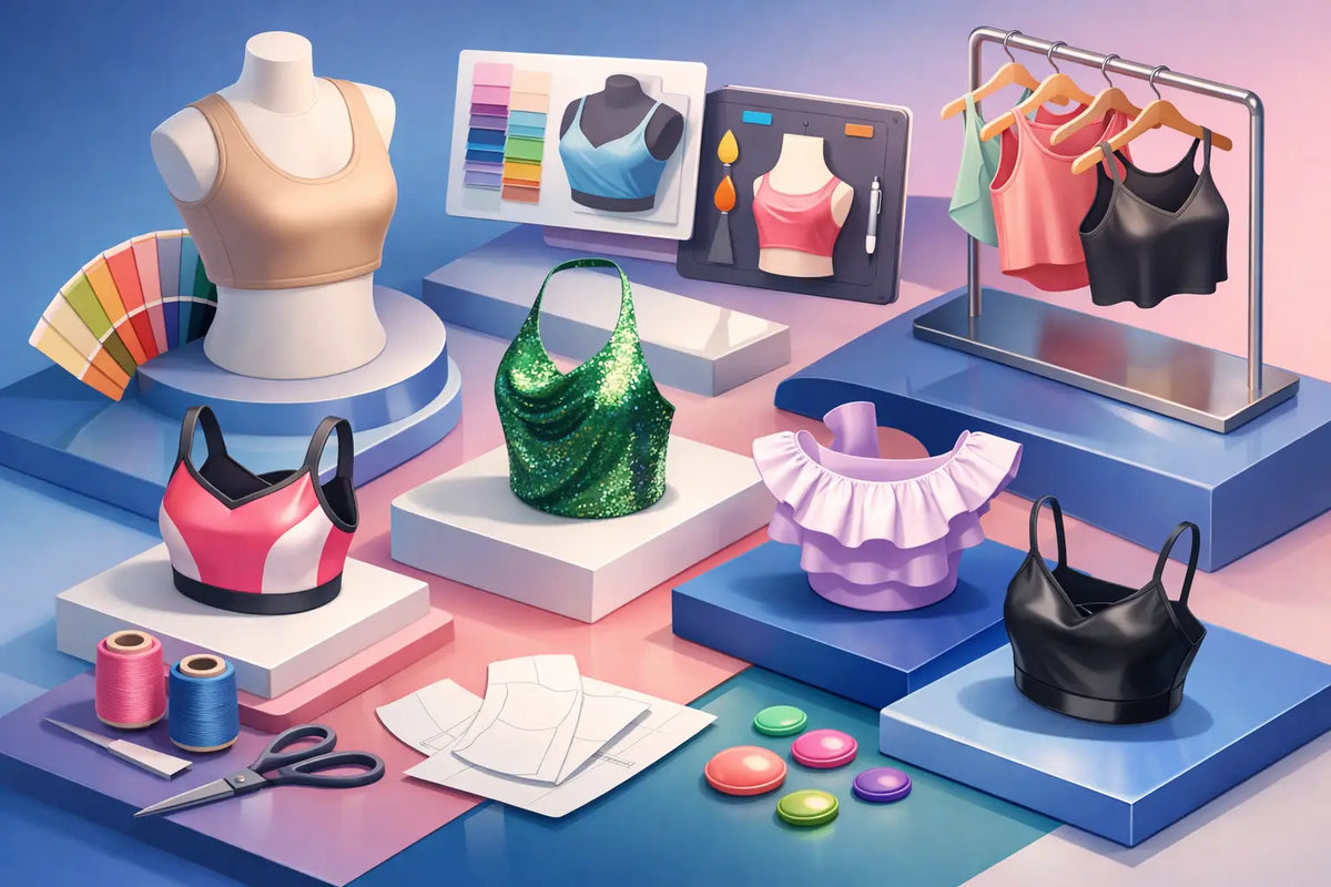 Top personalizzati per collezioni moda