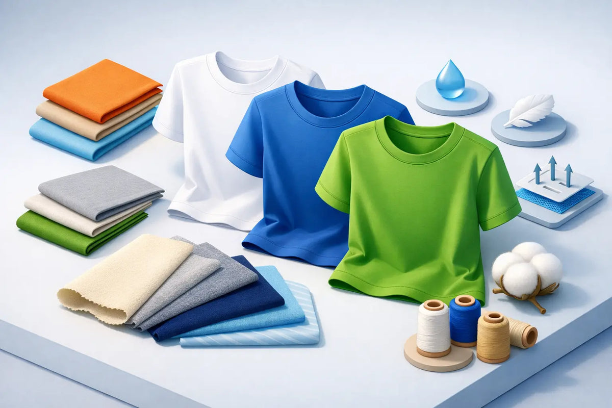 Migliori tessuti per t shirt: quali scegliere