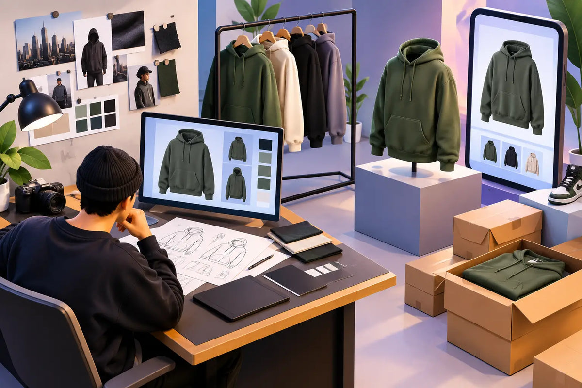 Caso studio streetwear: dal concept al drop