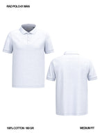 RAD POLO-01 / Polo Piqué 100% Cotone / Uomo 🎨