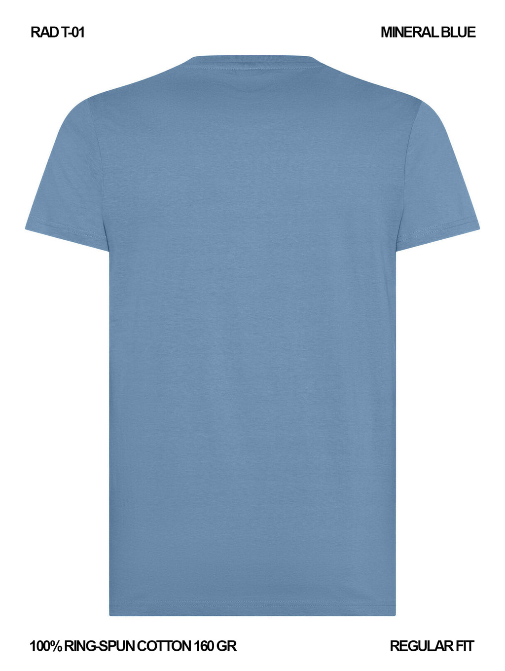 RAD T-01 / T-shirt 160 gr Ring-Spun Cotton / Unisex 🎨