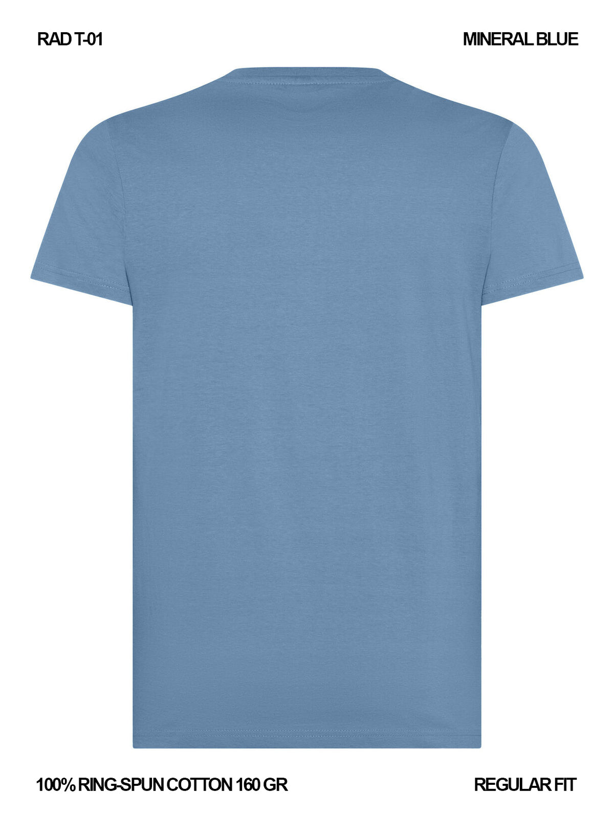 RAD T-01 / T-shirt 160 gr Ring-Spun Cotton / Unisex 🎨