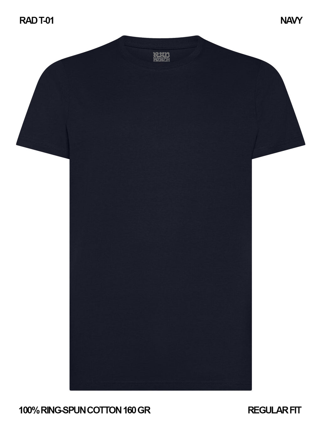 RAD T-01 / T-shirt 160 gr Ring-Spun Cotton / Unisex 🎨