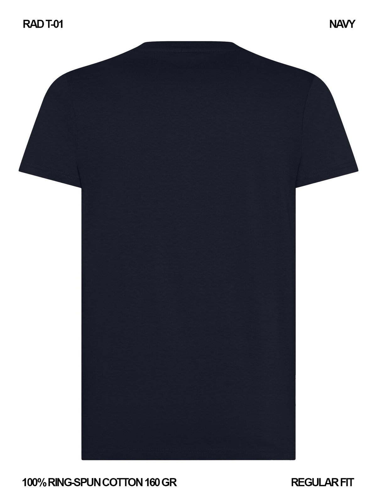 RAD T-01 / T-shirt 160 gr Ring-Spun Cotton / Unisex 🎨