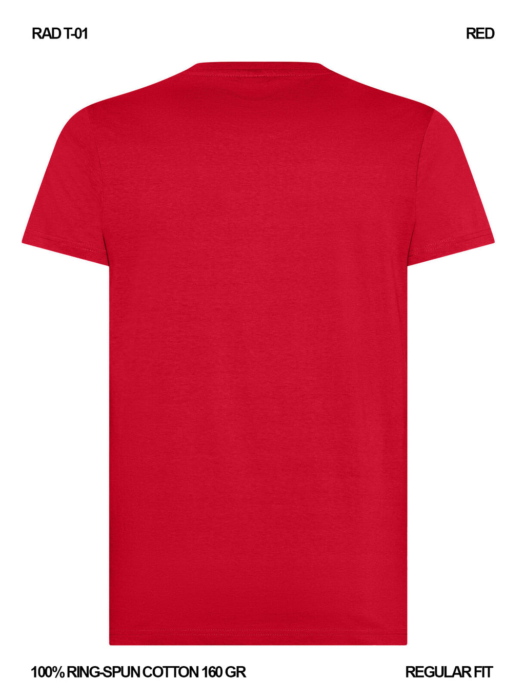 RAD T-01 / T-shirt 160 gr Ring-Spun Cotton / Unisex 🎨