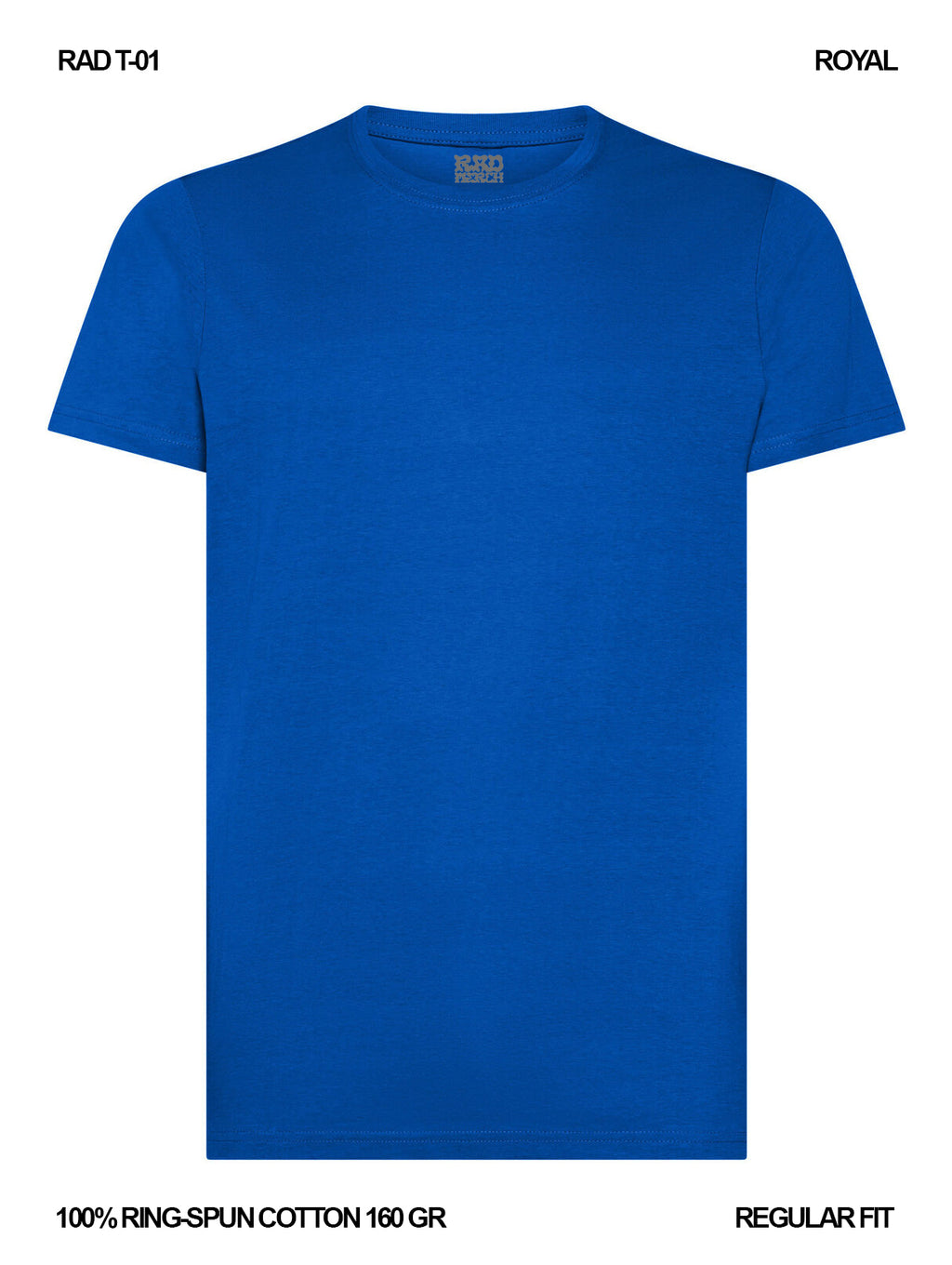 RAD T-01 / T-shirt 160 gr Ring-Spun Cotton / Unisex 🎨