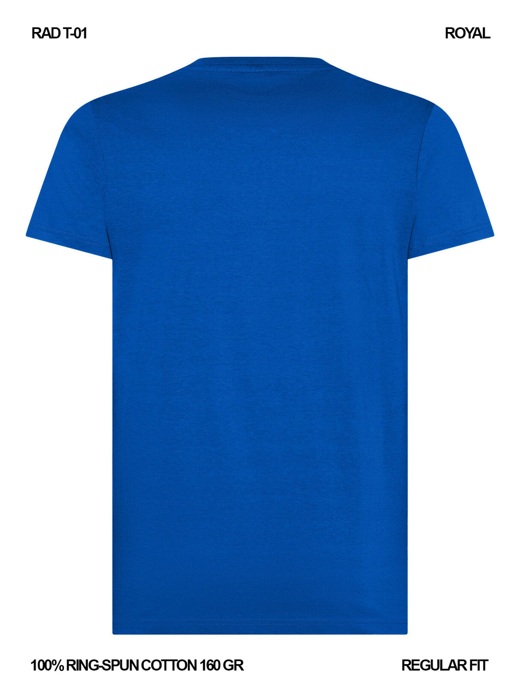 RAD T-01 / T-shirt 160 gr Ring-Spun Cotton / Unisex 🎨
