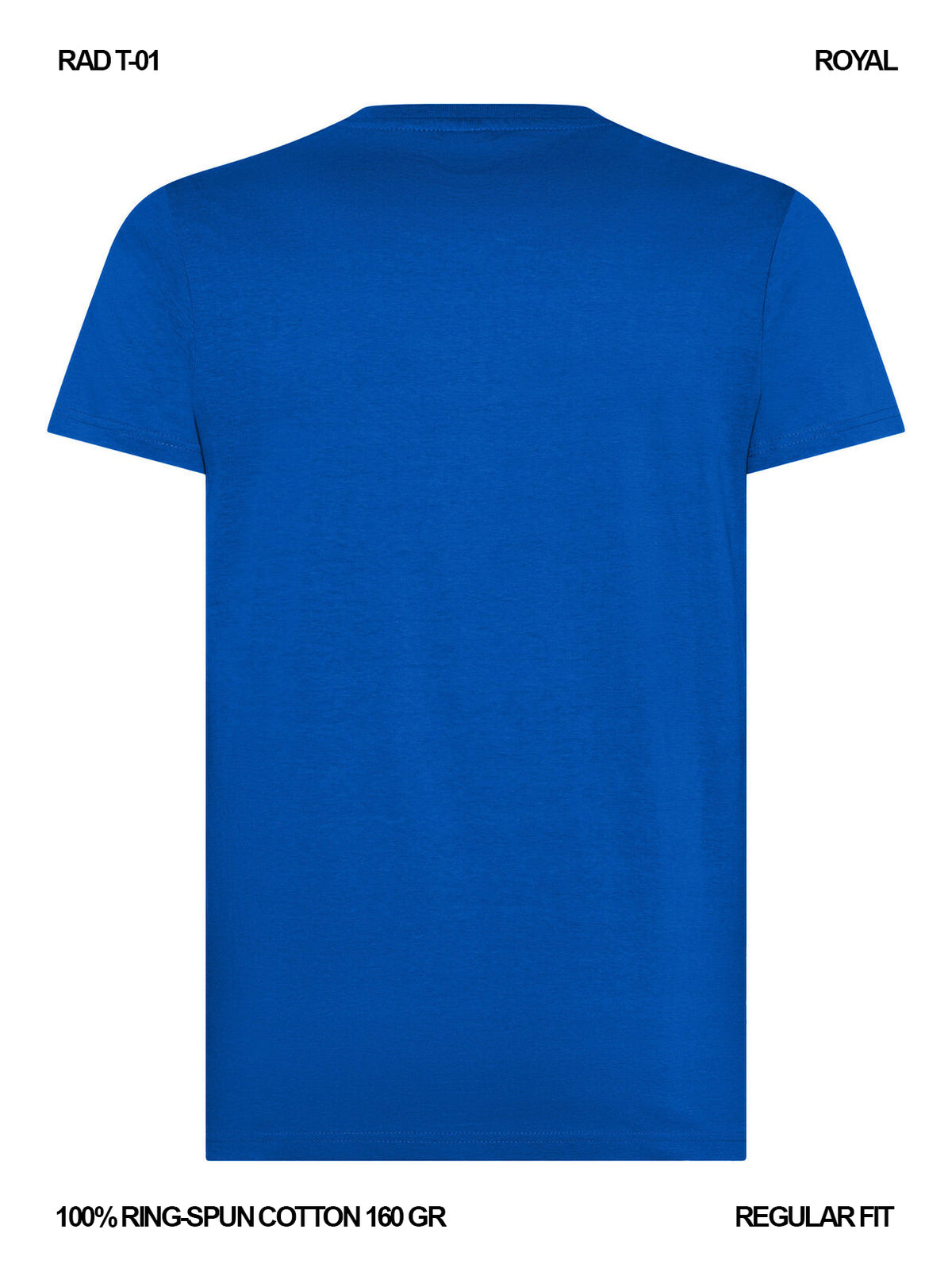 RAD T-01 / T-shirt 160 gr Ring-Spun Cotton / Unisex 🎨