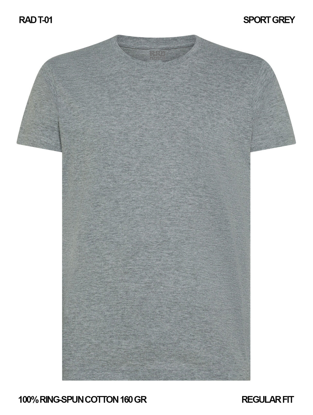 RAD T-01 / T-shirt 160 gr Ring-Spun Cotton / Unisex 🎨