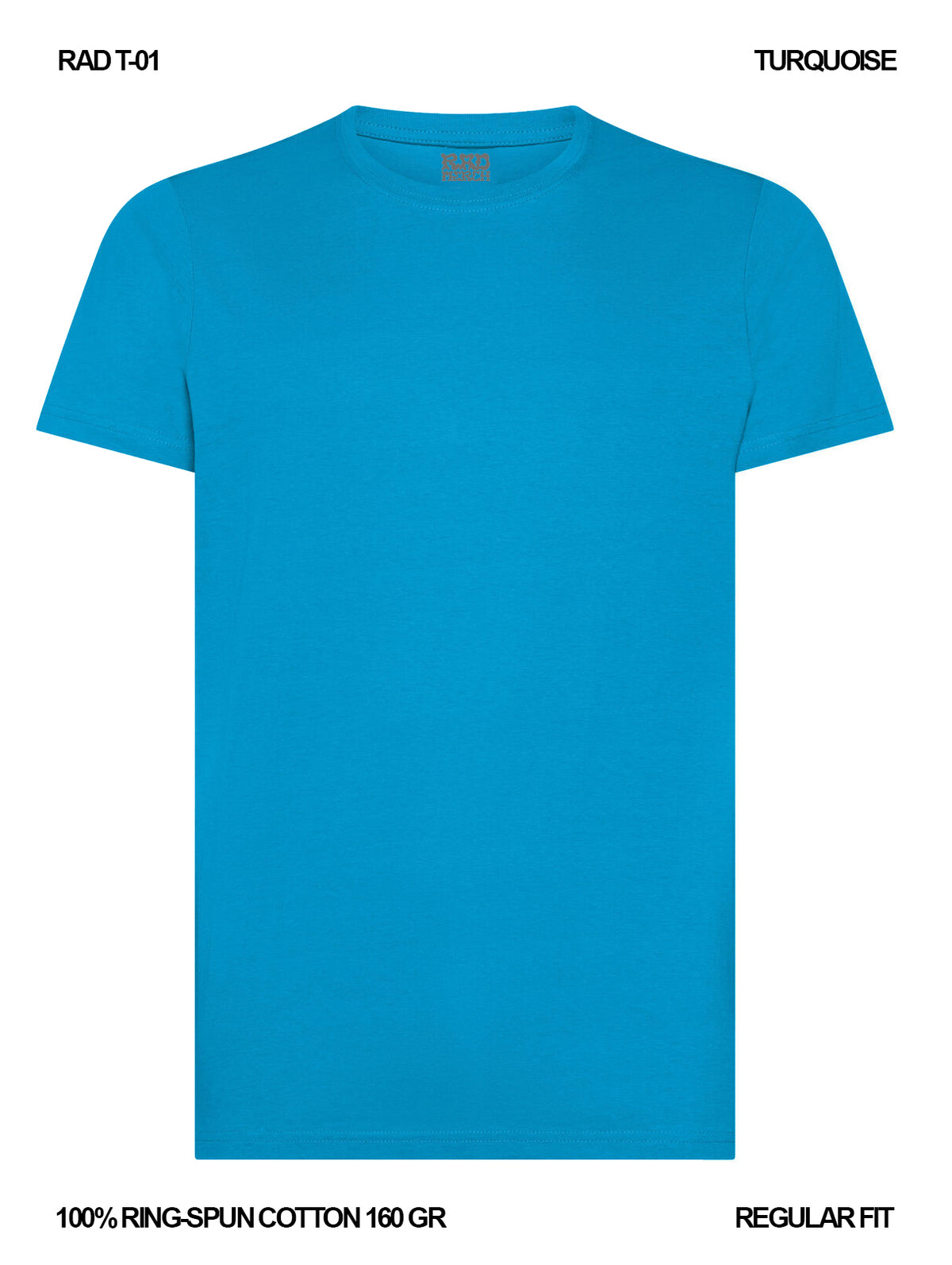 RAD T-01 / T-shirt 160 gr Ring-Spun Cotton / Unisex 🎨