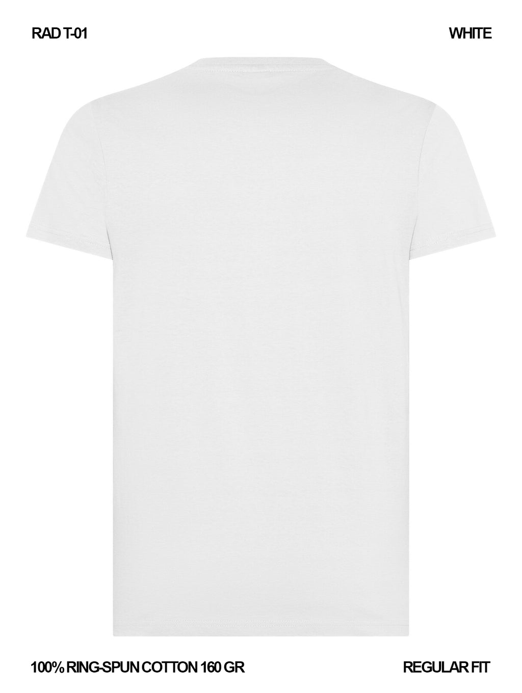 RAD T-01 / T-shirt 160 gr Ring-Spun Cotton / Unisex 🎨