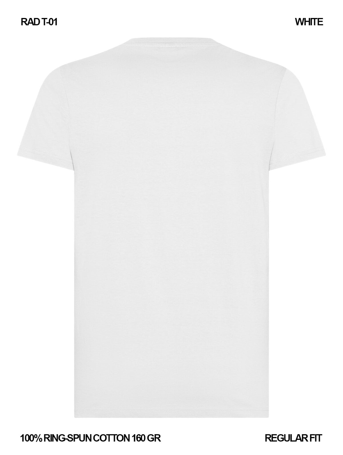 RAD T-01 / T-shirt 160 gr Ring-Spun Cotton / Unisex 🎨
