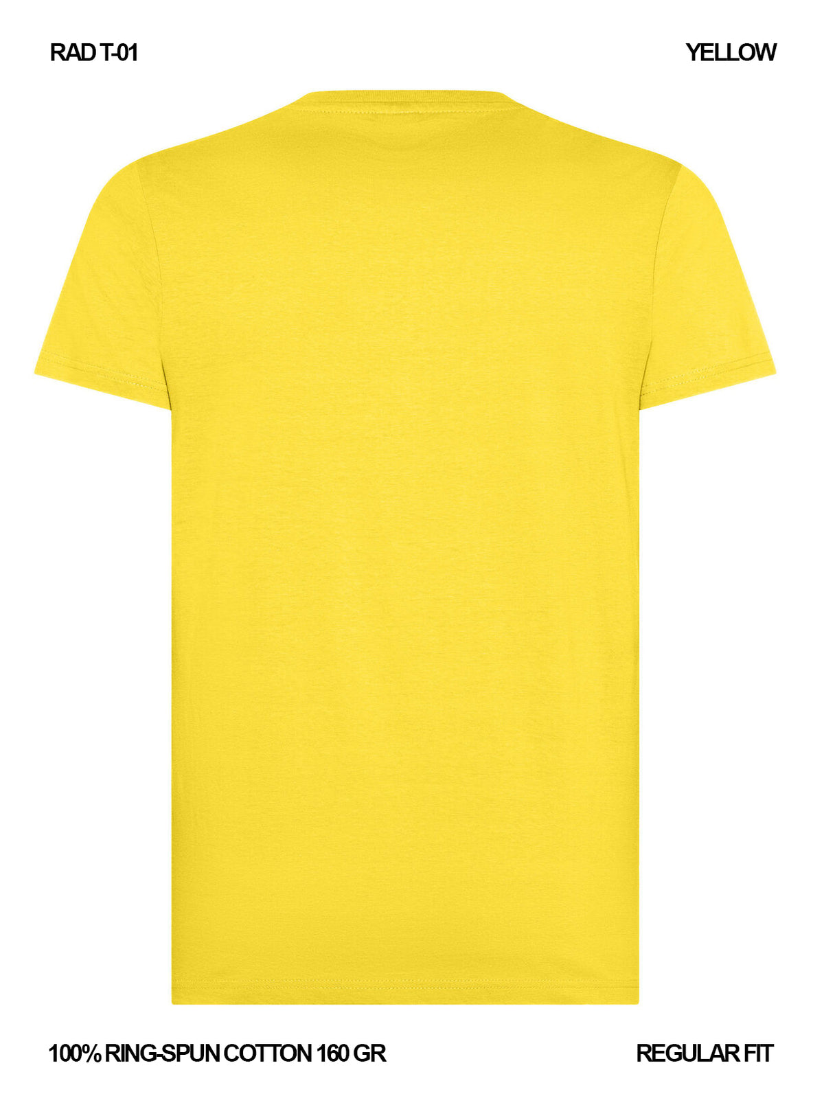 RAD T-01 / T-shirt 160 gr Ring-Spun Cotton / Unisex 🎨