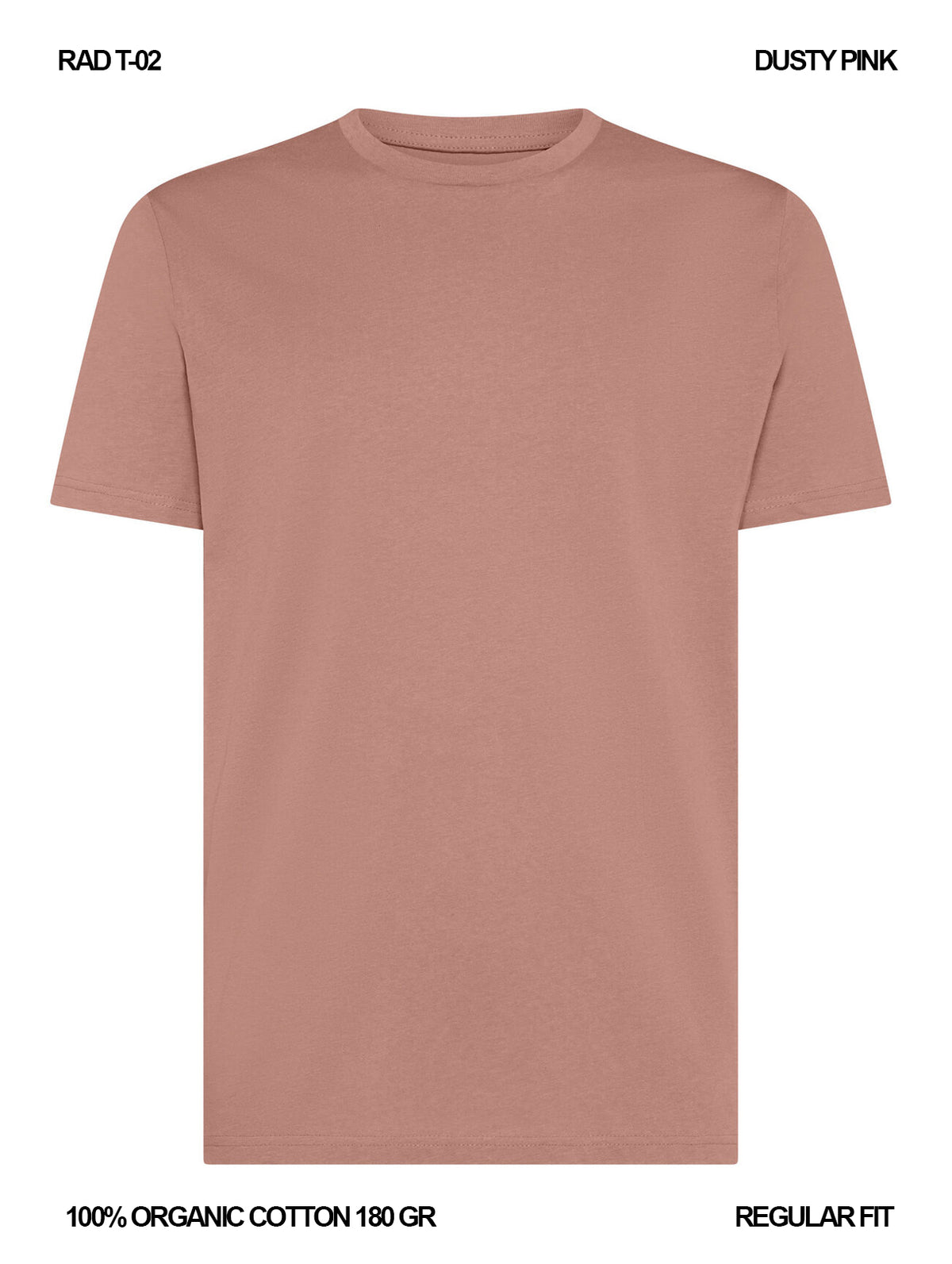 RAD T-02 / T-shirt 180 gr Organic Cotton / Unisex 🎨