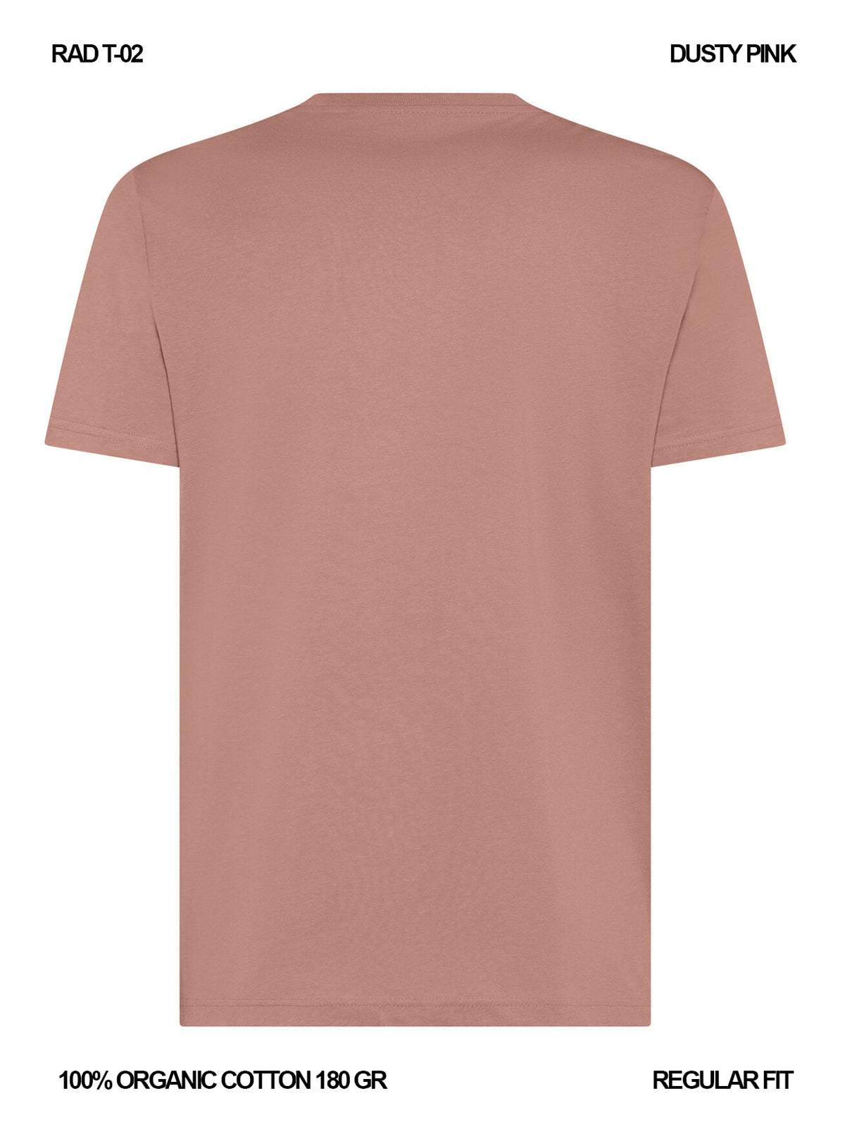 RAD T-02 / T-shirt 180 gr Organic Cotton / Unisex 🎨