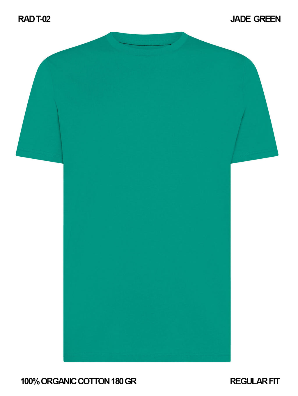 RAD T-02 / T-shirt 180 gr Organic Cotton / Unisex 🎨