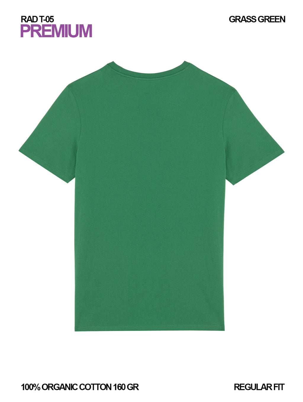 RAD T-05 / Premium T-shirt 160 gr Organic Cotton / Unisex 🎨
