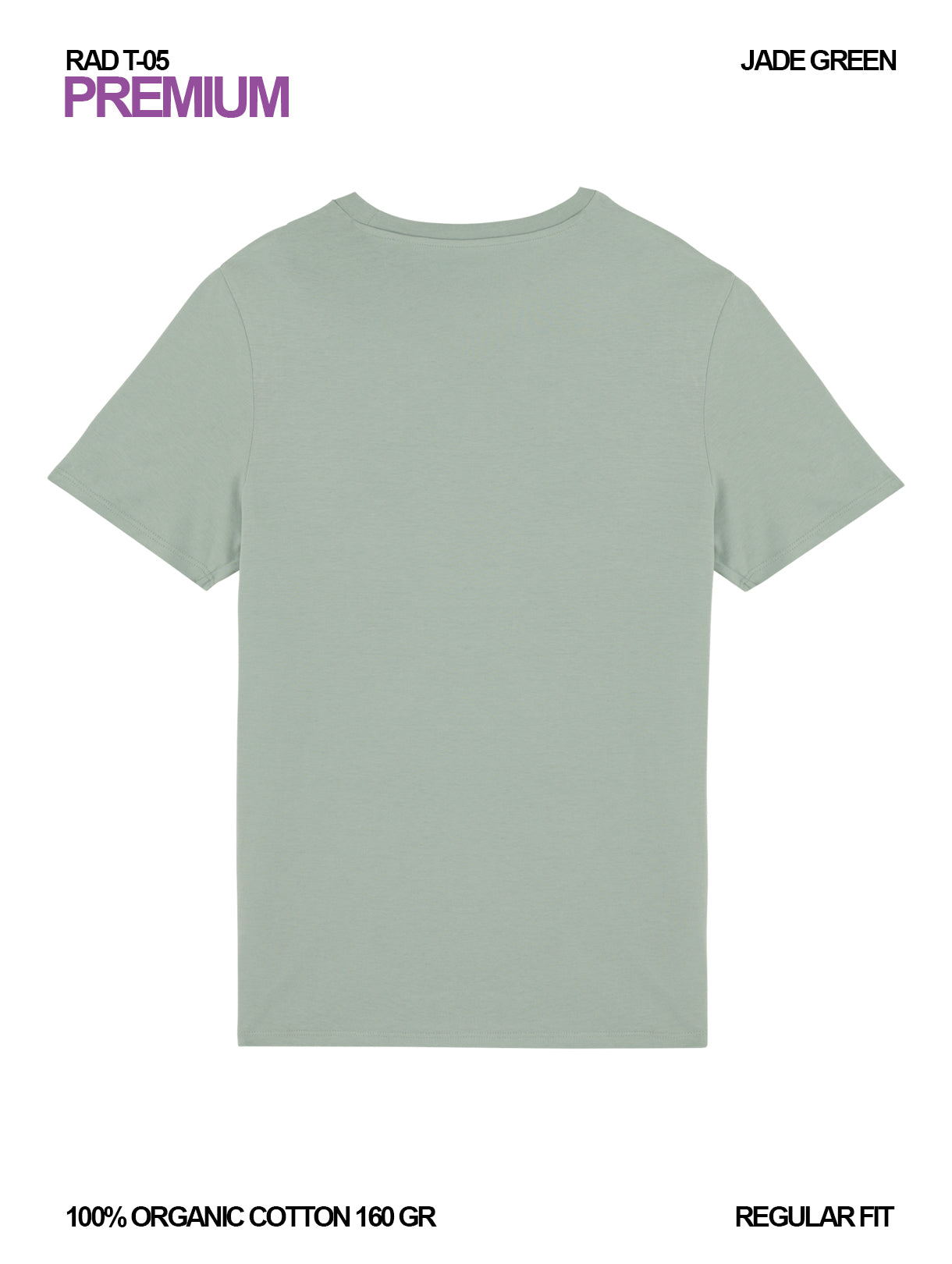 RAD T-05 / Premium T-shirt 160 gr Organic Cotton / Unisex 🎨