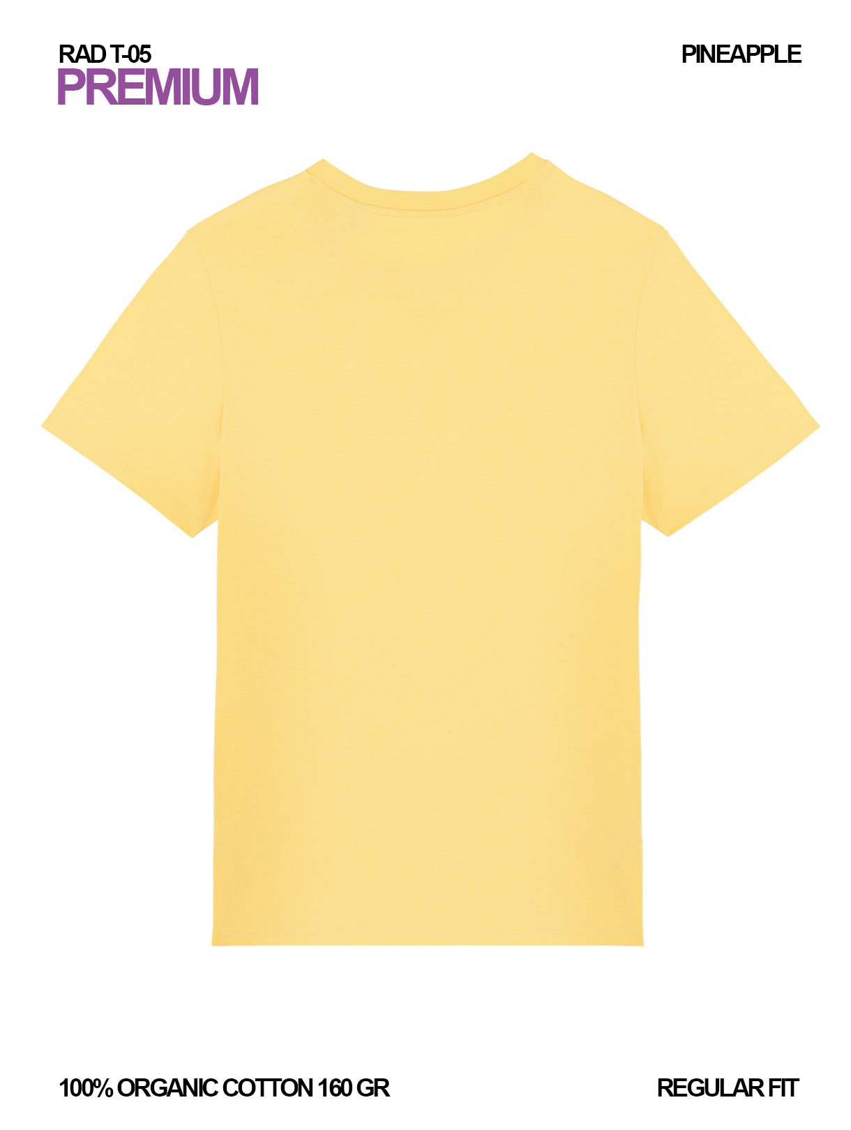 RAD T-05 / Premium T-shirt 160 gr Organic Cotton / Unisex 🎨