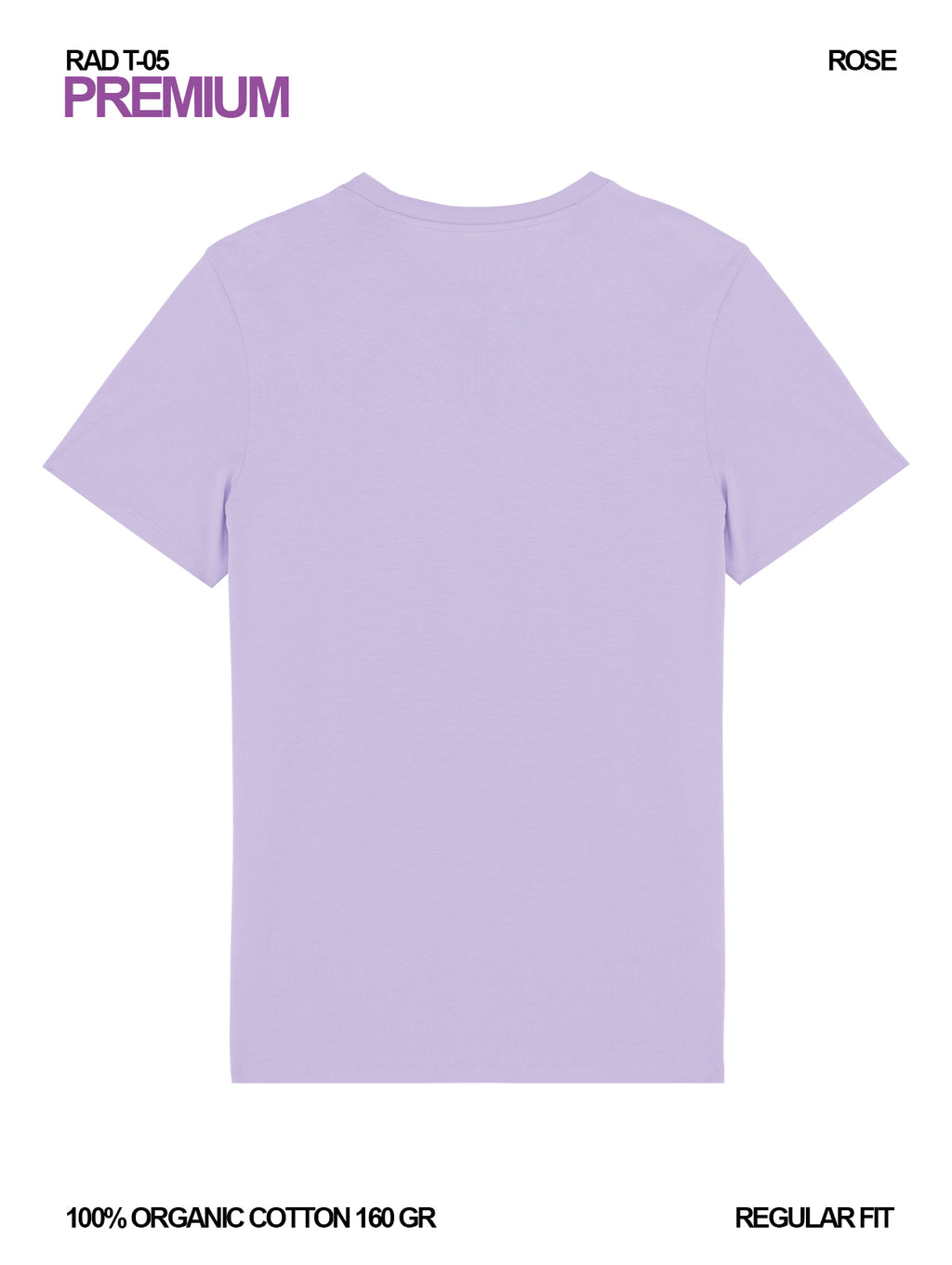 RAD T-05 / Premium T-shirt 160 gr Organic Cotton / Unisex 🎨