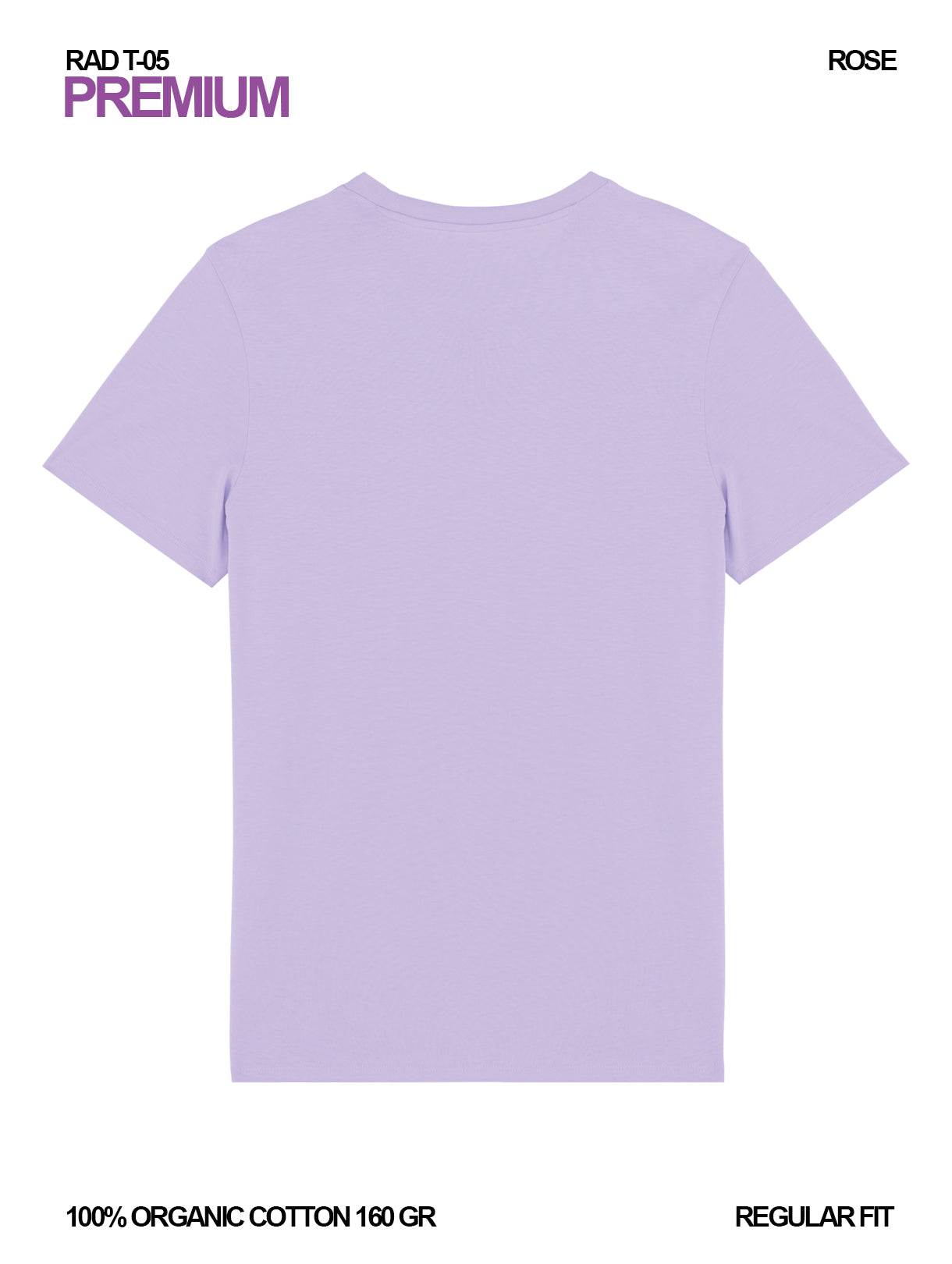 RAD T-05 / Premium T-shirt 160 gr Organic Cotton / Unisex 🎨