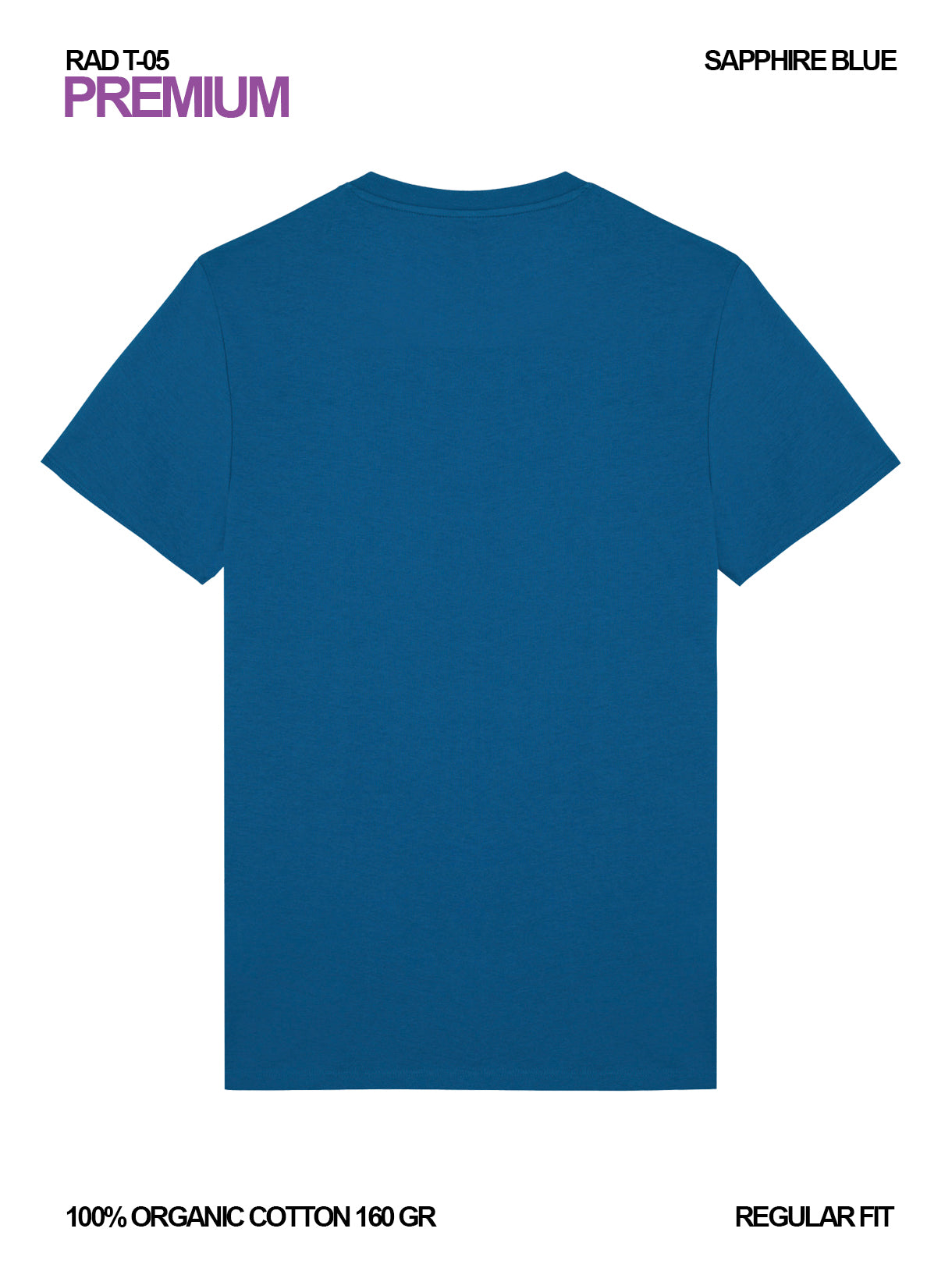 RAD T-05 / Premium T-shirt 160 gr Organic Cotton / Unisex 🎨