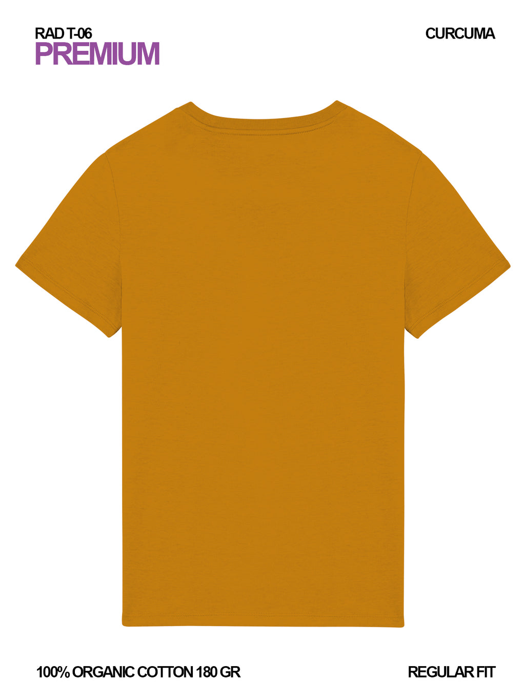 RAD T-06 / Premium T-shirt 180 gr Organic Cotton / Unisex 🎨