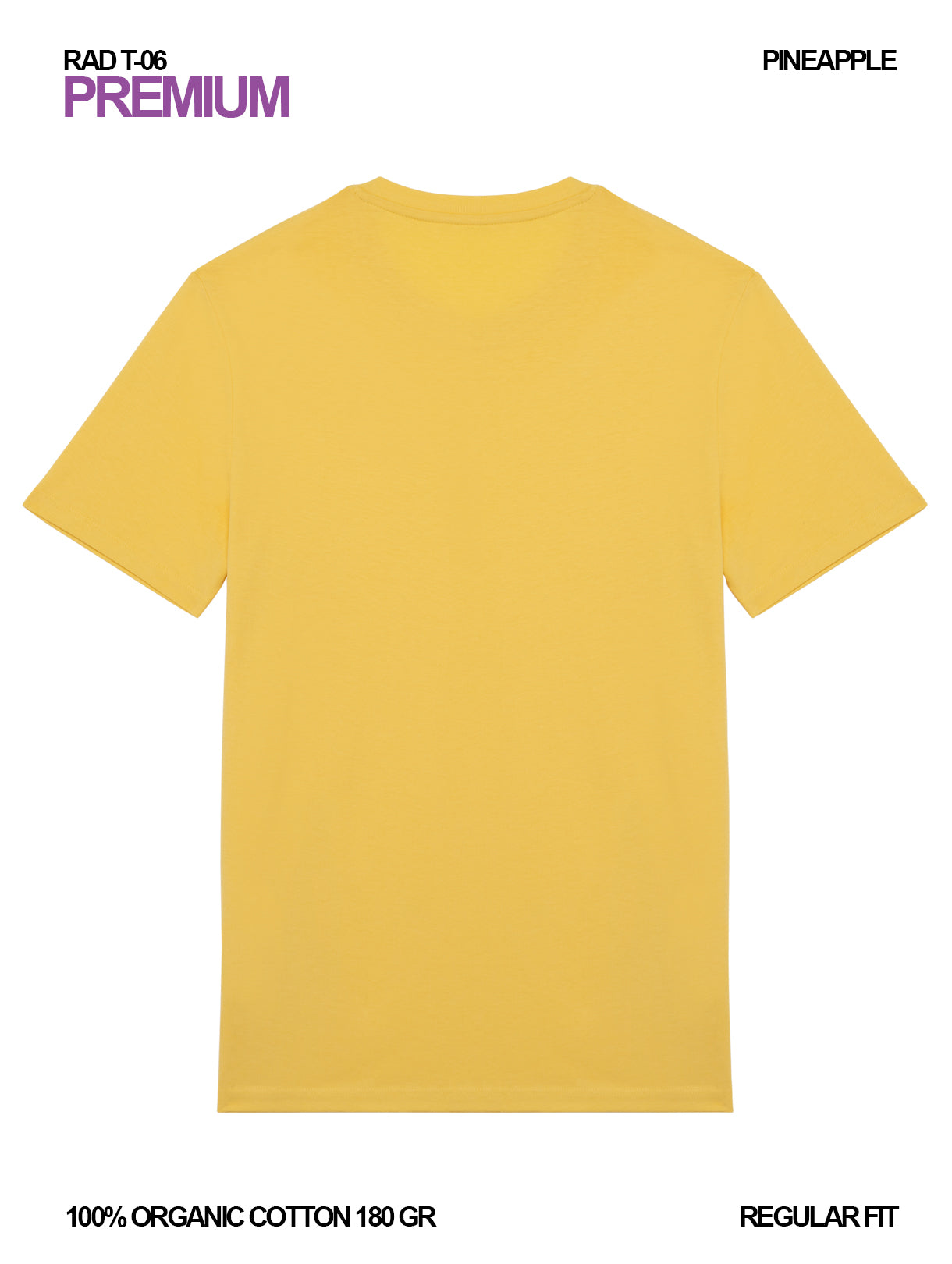 RAD T-06 / Premium T-shirt 180 gr Organic Cotton / Unisex 🎨