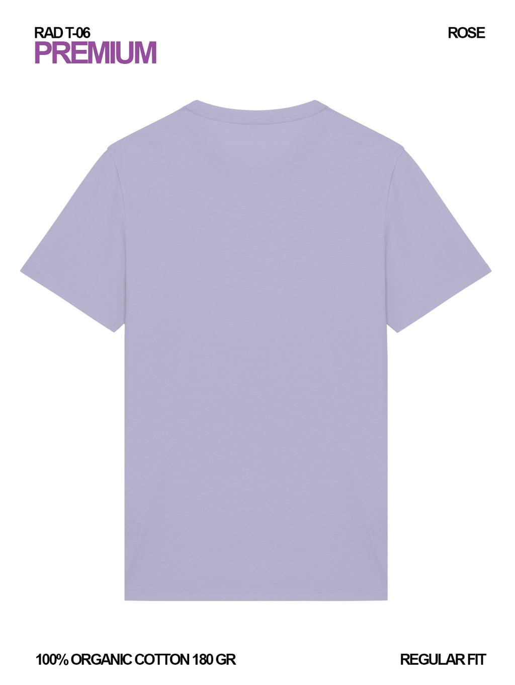 RAD T-06 / Premium T-shirt 180 gr Organic Cotton / Unisex 🎨