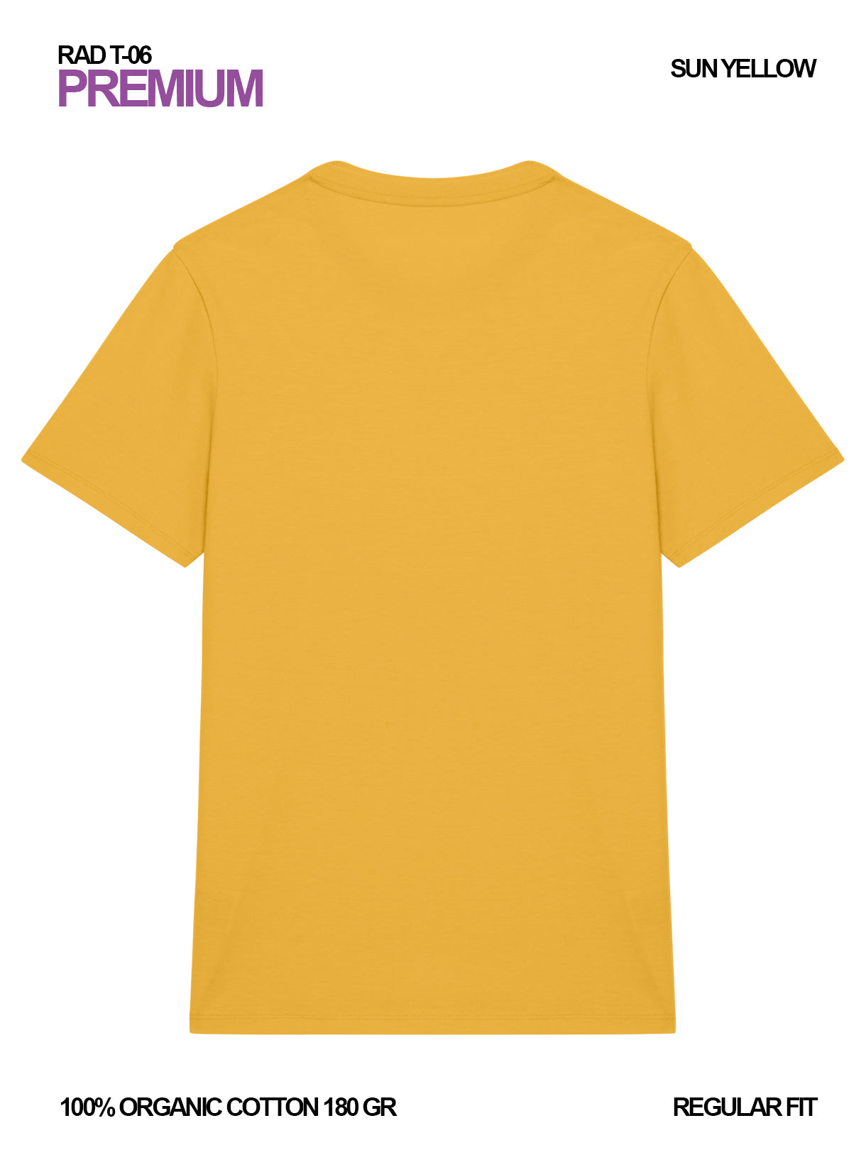 RAD T-06 / Premium T-shirt 180 gr Organic Cotton / Unisex 🎨