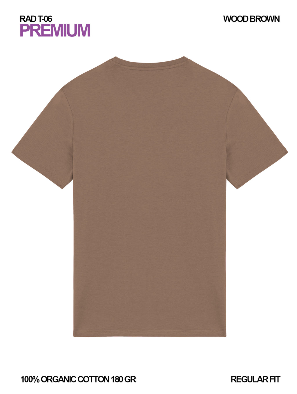 RAD T-06 / Premium T-shirt 180 gr Organic Cotton / Unisex 🎨