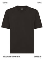 RAD T-04 / T-shirt Oversize 180 gr Organic Cotton / Unisex 🎨