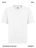 RAD T-04 / T-shirt Oversize 180 gr Organic Cotton / Unisex 🎨