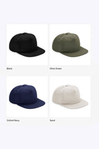 UNSTRUCTURED 5 PANEL - ORGANIC COTTON CAP