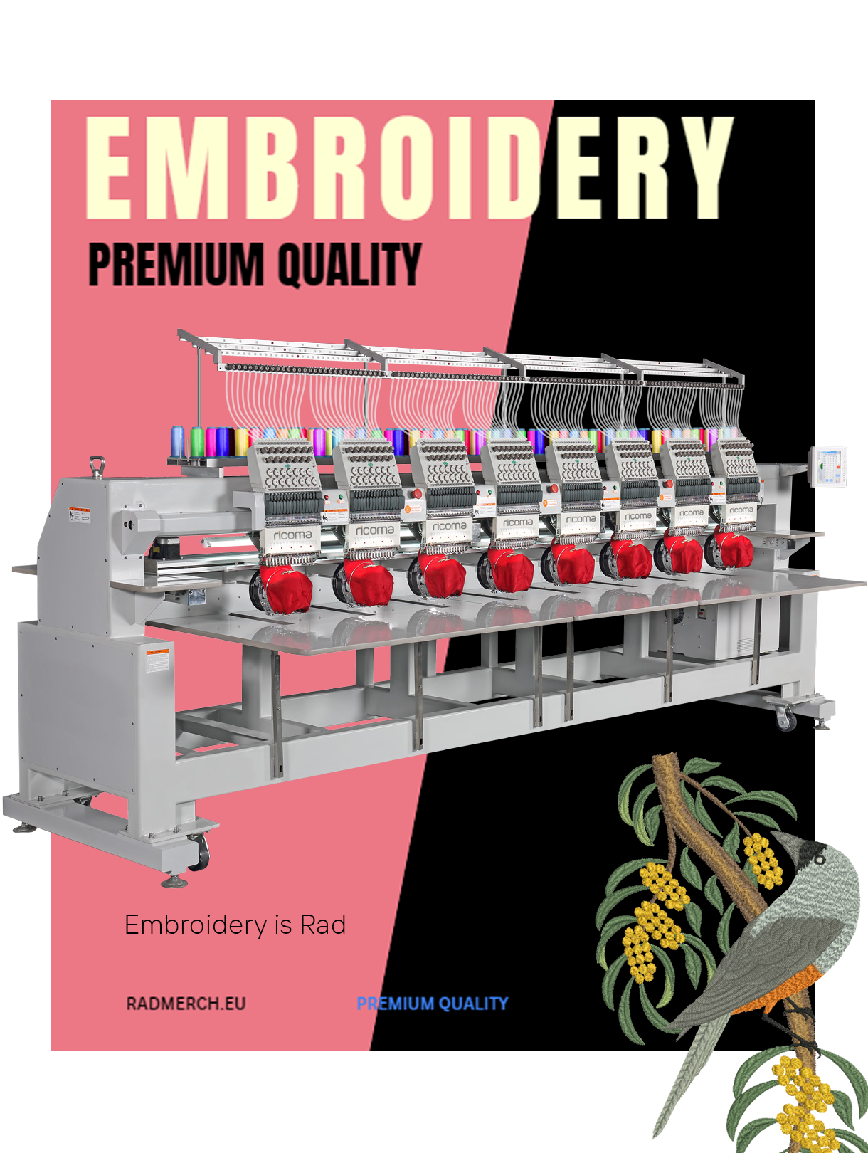 EMBROIDERY - PREMIUM QUALITY